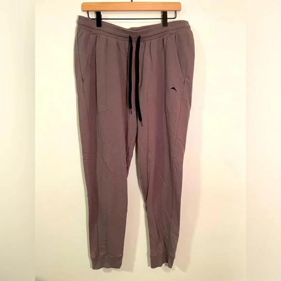 Tommy Bahama Other - Tommy Bahama Navy Gray Pull-On Jogger Sweatpants With Logo Men's Size Large